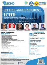 LET'S JOIN US!  THE 3RD INTERNATIONAL CONFERENCE ON HEALTH DEVELOPMENT ICHD