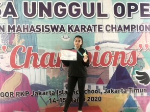 Motivasi Mendapatkan Juara 1 Kata Perorangan Putri Esa Unggul Karate Championship