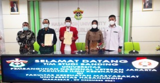 Studi Banding dan Penandatanganan Note Kesepahaman dengan FKM Universitas Hasanudin Makasar dan Fakultas Imu Kesehatan UPN Veteran Jakarta