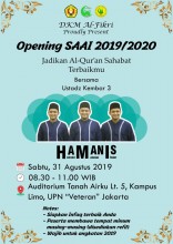 Opening SAAI 2019/2020