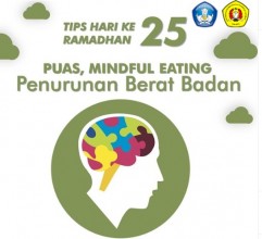 Tips di hari ke 25 Ramadhan tentang Puas, Mindful Eating Penurunan Berat Badan