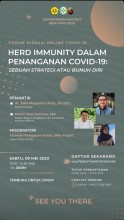 Forum Diskusi Online Herd Immmunity dalam Penanganan COVID-19 