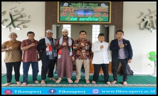 Kajian Rutin DKM Al-Fikri dan Dekanat FIKES UPN Veteran Jakarta dengan tema Etos Kerja dalam Islam
