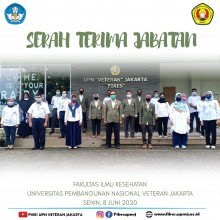 Serah Terima Jabatan Fakultas Ilmu Kesehatan UPN Veteran Jakarta