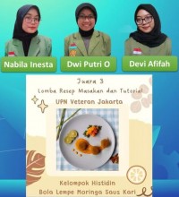 Selamat Kepada Mahasiswa/i Gizi Meraih Juara 3 dalam Lomba FanFestival (Food and Nutrition Festival) Kategori Resep Masakan dan Tutorial