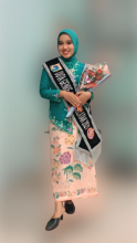 Selamat Kepada Mahasiswi Program Studi Gizi Program Sarjana Wahyuningtyas Putri Meraih Gelar sebagai Duta GenRe Persahabatan Puteri Jakarta Selatan 2021