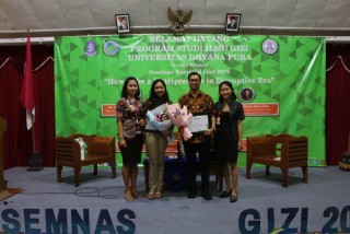 Dosen Prodi Ilmu Gizi UPN Veteran Jakarta menjadi Pembicara Seminar Nasional Gizi 2019 dengan tema “How to be a Nutripreneur in Disruptive Era”  di Bali