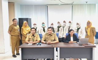 Penyerahan Mahasiswa Ners Praktik Profesi Keperawatan Elektif  di PK3D Provinsi DKI Jakarta