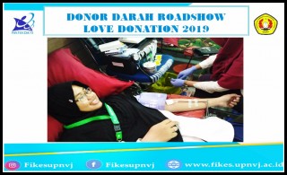 DONOR DARAH ROADSHOW  LOVE DONATION 2019 MPM FAKULTAS ILMU KESEHATAN