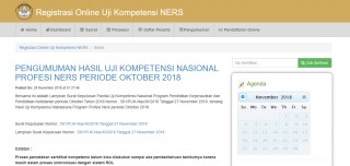 Pengumuman Hasil Uji Kompetensi (UKOM) Mahasiswa Program Profesi Ners periode Oktober 2018