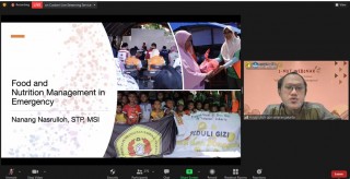 Webinar Internasional Program Studi Gizi  “Addressing Nutrition in Emergency