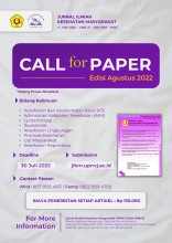 JIKM Call for Paper Edisi Agustus 2022
