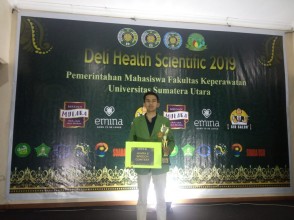Selamat kepada Mahasiswa S1 Keperawatan Aldin Aditya  Juara 2 Lomba Speech Contest di Universitas Sumatera Utara Medan