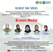 Selamat dan Sukses Kepada Mahasiswi S1 Keperawatan atas Perolehan Bronze Medal IYMIA
