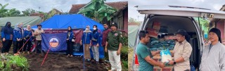 Bencana Gempa Cianjur, Jawa Barat  UPN Veteran Jakarta Bersama KSM Batavia Fakultas Ilmu Kesehatan Tanggap Bencana Cianjur