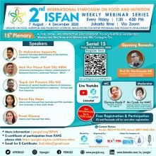 At the 2nd International Symposium on Food and Nutrition (2nd ISFAN) 2020 - Serial 15