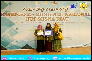 Mahasiswa Ilmu Gizi Juara 3 Kompetisi Debat Sayembara Bidikmisi Nasional di UIN Suska Riau