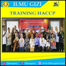 TRAINING HAZARD ANALYSIS AND CRITICAL CONTROL POINT ( HACCP)