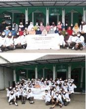 Students of the Nursing Professional Study Program Village 2 Community Conference at the Misbahussolihin Mosque, Grogol Village, Limo District, Depok City